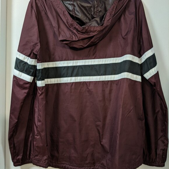 Burgundy pullover windbreaker - Picture 2 of 4